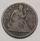 1843 Seated Liberty Half Dollar Good Details