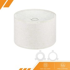 1 x Drum Lamp Shades for Table Lamp 12"x12"x8" Linen Floor Lamps Shade Linen