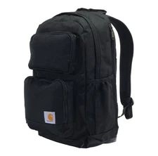 Carhartt 28L Dual-Compartment Backpack, Durable Pack W/Laptop Sleeve - Black