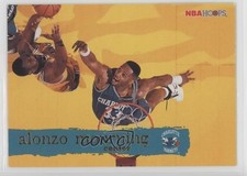 1995-96 NBA Hoops Alonzo Mourning #19 HOF 09wc