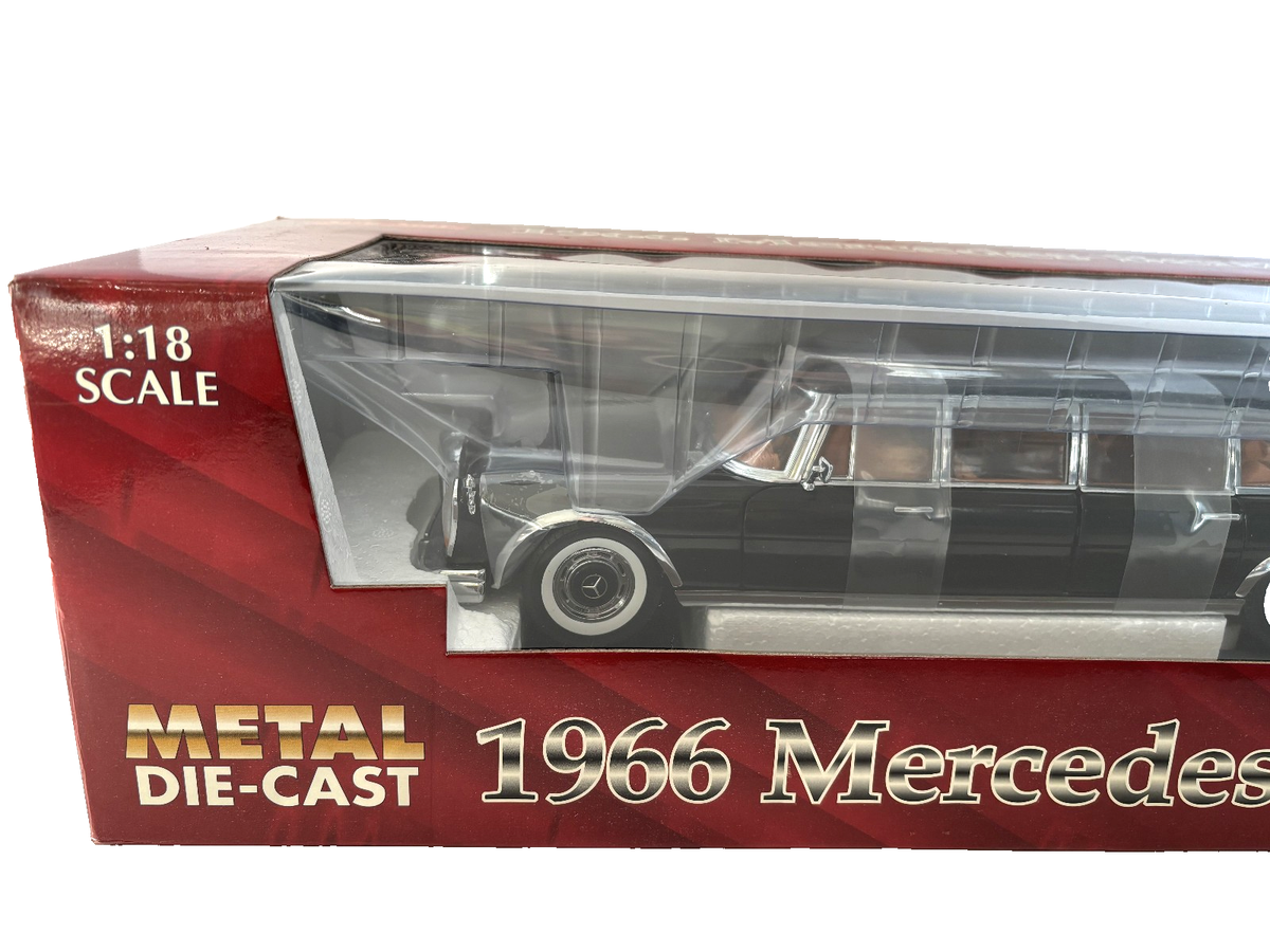 Sun Star 1966 Black Mercedes-Benz 600 Die-Cast 1:18 - NEW In Box