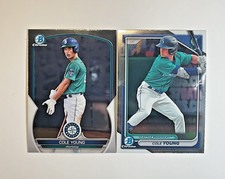 2023 Bowman Chrome Prospects Cole Young rookie card