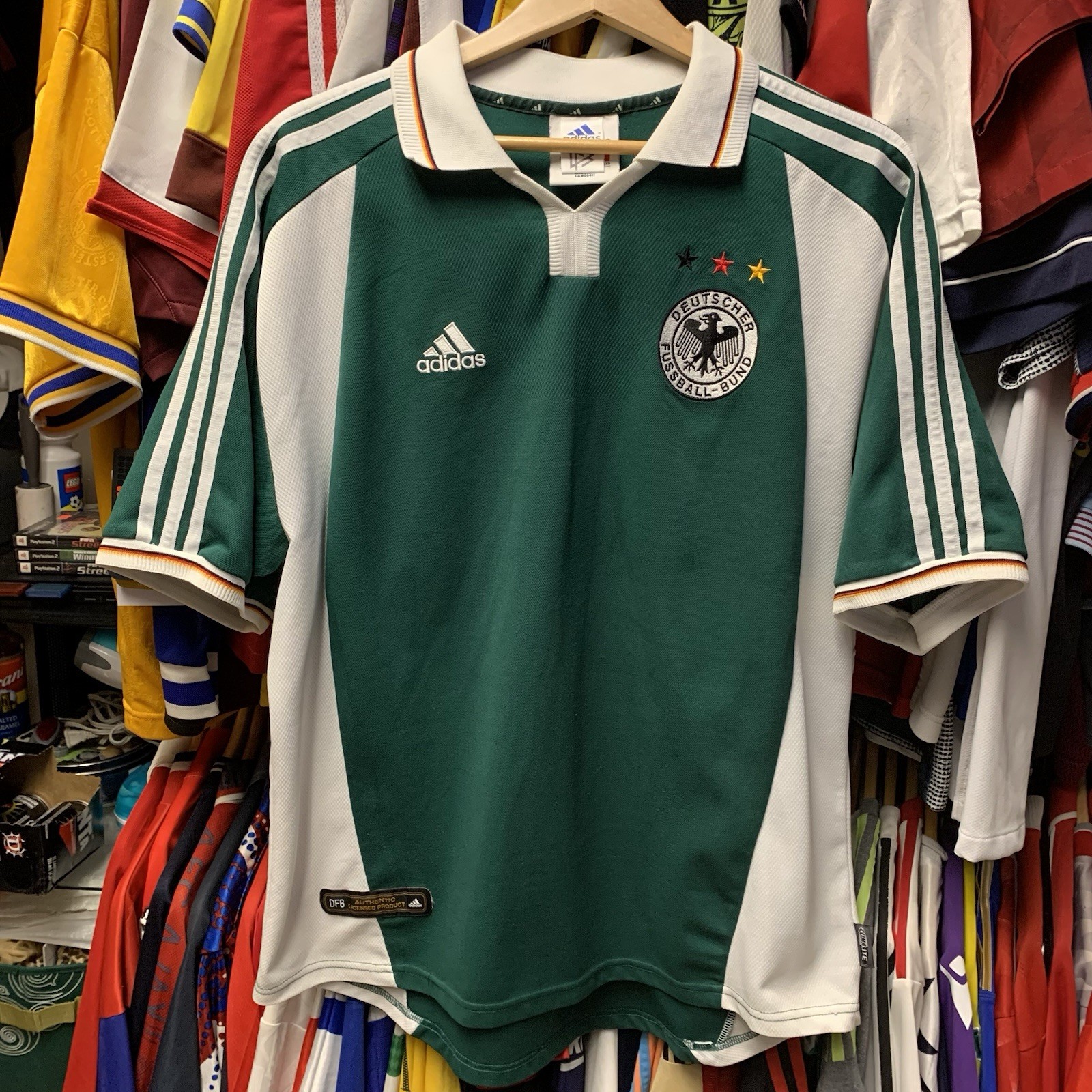 2000-02 Germany Away Adidas Vintage football shirt soccer jersey XL EURO 2000