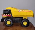 Vintage 1999 Tonka Mighty 768 Hasbro Pressed Steel Yellow Dump Truck Toy