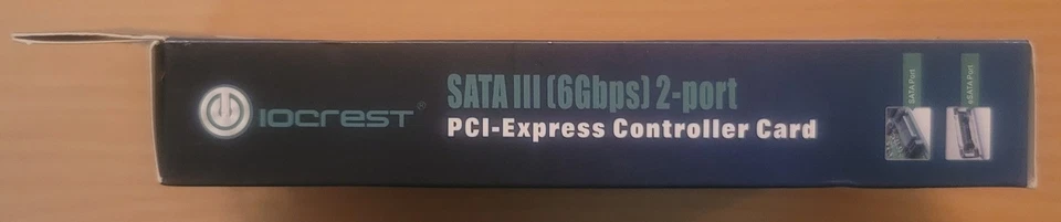 Syba IOCREST SATA III 2x Internal 6 Gbps Ports PCI-e x1 express Controller Card - Image 3 of 4