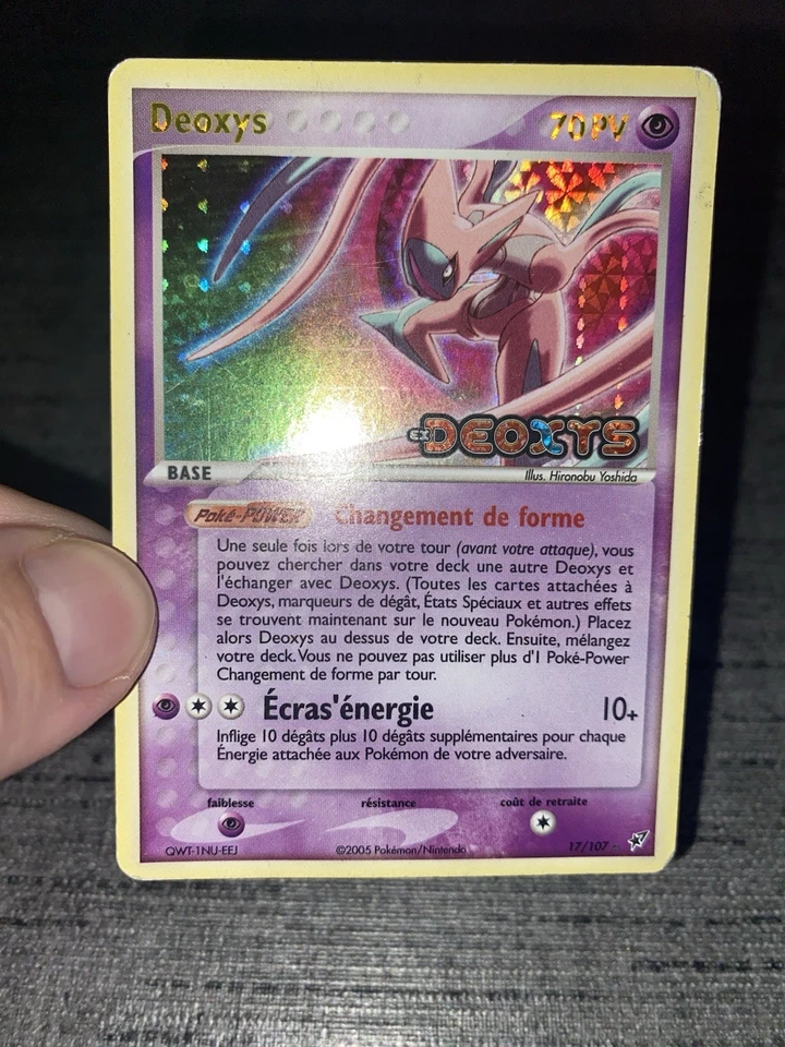 Carte Pokemon Deoxys 17/107 Holo Reverse Stamp Ex Deoxys Français Occasion - Photo 3/4