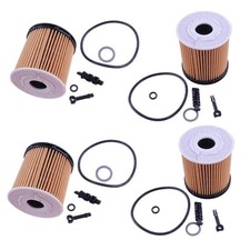 Paquete de 4 filtros de aceite con sellos 26350-2M000 aptos para Hyundai Sonata Venue 2020-2021