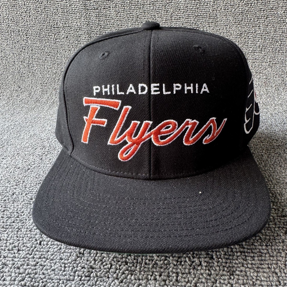 Mitchell & Ness Philadelphia Flyers Snapback Hat Black NHL Cap
