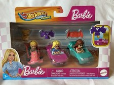 New 2025 Hot Wheels Racer Verse BARBIE 3 Pack Ken Barbie Malibu  Teresa