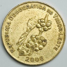2006 East Timor 50 Centavos KM# 5 Circulated Condition