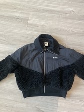 Nike Sportswear Women's Fleece Lined Fall Winter Jacket, Size S- Black