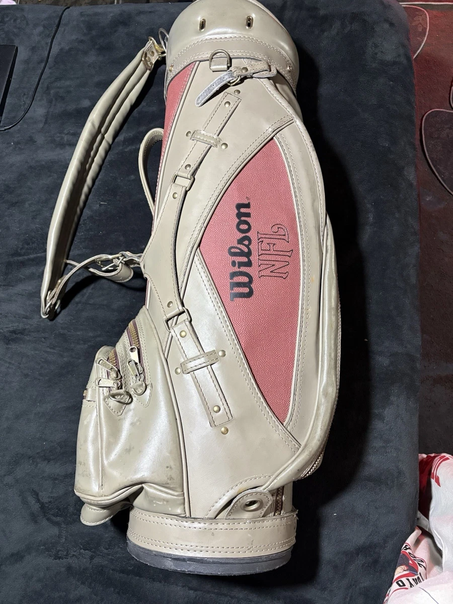 Vintage Wilson NFL Staff Bag Leather | eBay