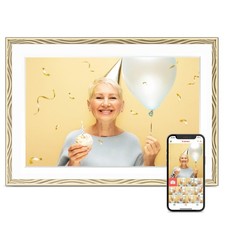 Digital Picture Frame, 10.1'' Frameo Digital Frame Wifi, 1280 800 HD Touch Sc...