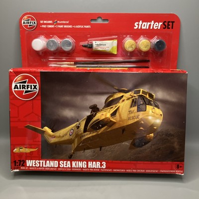 Airfix A55307A Westland Sea King HAR.3 Large 1/72 Starter Set Neu in Box