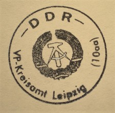 Volkspolizei Stempel / Dienstsiegel 22mm VPKA - frei wählbar - Replica