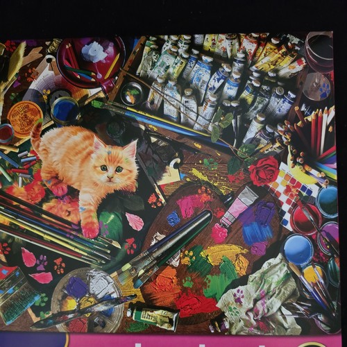 Springbok “Unexpected Mews” 1000 Piece Jigsaw Puzzle -Complete - Picture 2 of 6