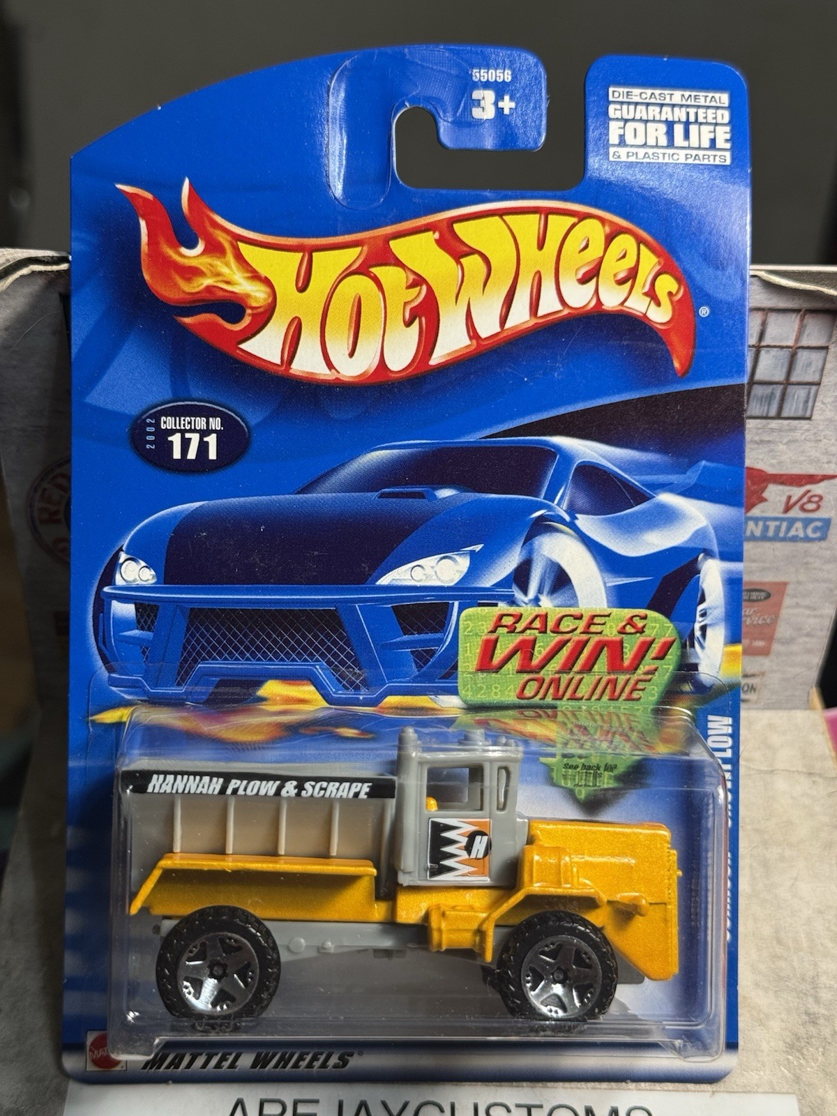 Hot Wheels Oshkosh Snowplow 2002 Collector No. 171 Yellow