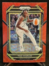 2023 Panini Prizm WNBA Tina Charles Seattle Storm #92 Ruby Wave Prizm