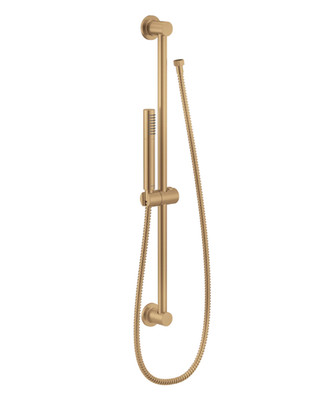 NEW CONDITION Moen 3887EPBZG Bronzed gold eco-performance handheld shower