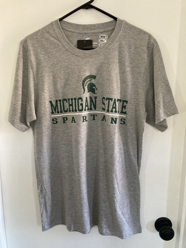 Michigan State University Men’s T-Shirt Medium M MSU Spartans NWT New