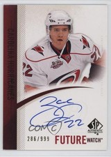2010-11 SP Authentic Future Watch 286/999 Zac Dalpe #297 Auto 4f5