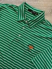 RLX Ralph Lauren Polo Shirt Logo Golf Striped Wicking Ocean Course Kiawah PGA