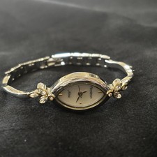 Armitron Now Women  s Oval Dress Watch Two Tone Crystal Bracelet New Battery