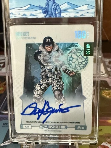 2026 Bo Jackson Battle Arena "Rocket" Roger Clemens Ice Debut Autograph 40/50 SP