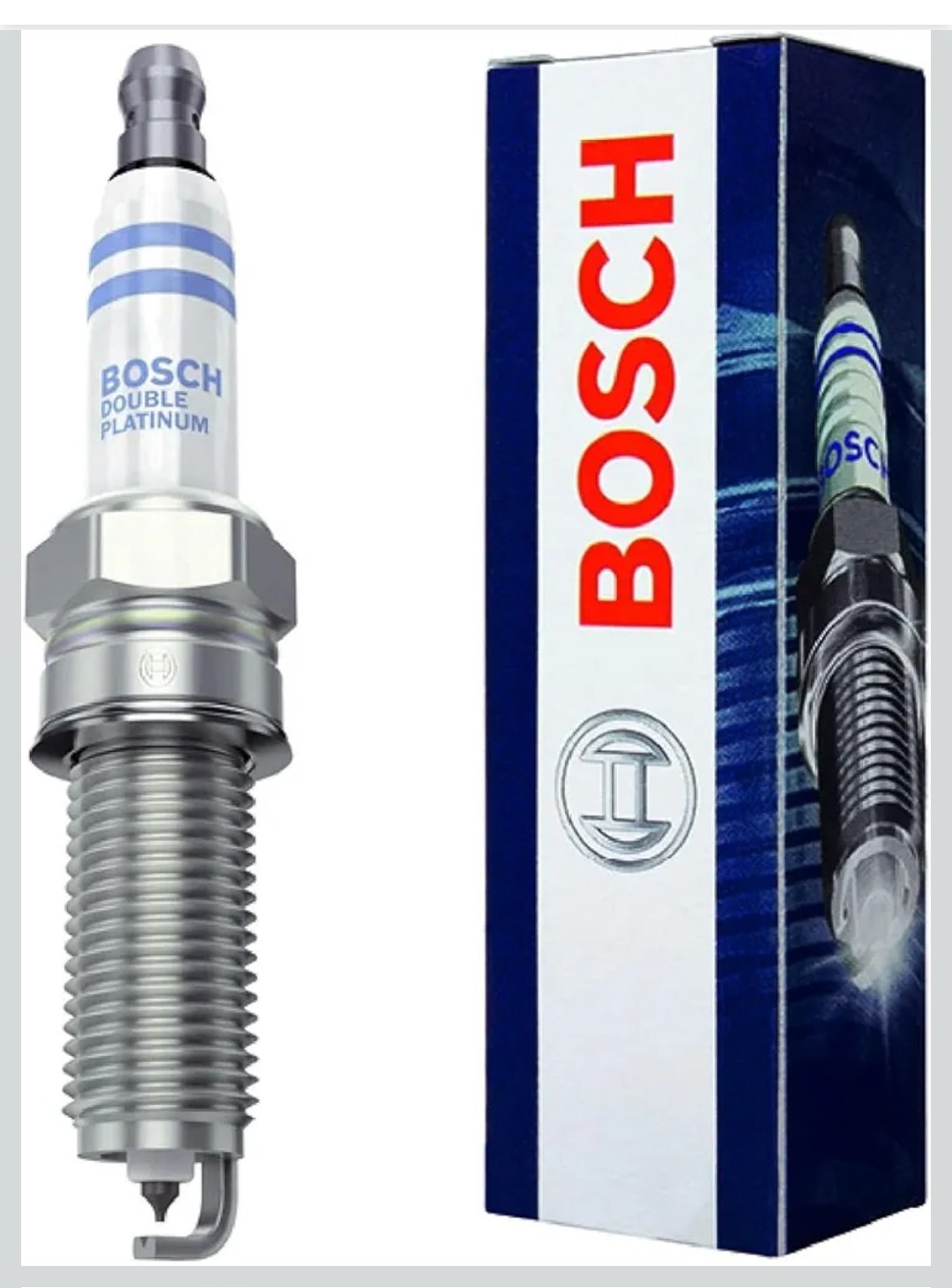 Bosch Spark Plug for Car, Double Platinum 0242135509 - Type YR7MPP33 - For...