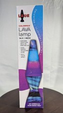Colormax --Lava Lamp 2160 Northern Lights w/ Silver Glitter 14.5" Open Box