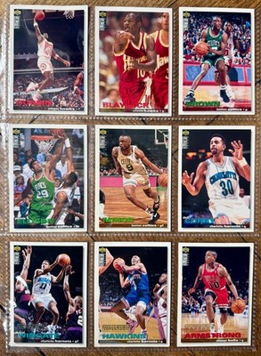 1995-96 Upper Deck Collector s Choice NBA Basketball Karten Englisch/Deutsch