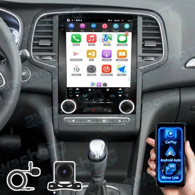 64GB Android 15 Carplay Autoradio GPS für Renault Megane IV KOLEOS II 15-22 +KAM - Bild 1 von 4