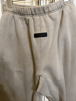 Essentials Fear Of God Men's Fleece Cotton Blend Jogger Sweatpants Tan Size XS
