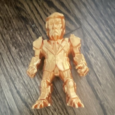Gold Armored Suit Action Figure Collectible Toy Plastic Figurine Display Model
