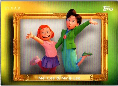 2026 Topps Disney Neon #FF-28 Mei Lee / Ming Lee Family First Black