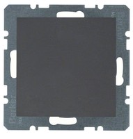 Berker 10091606 Blindverschluss Mit ZentralstüCk, B.3/B.7, Anthrazit Matt