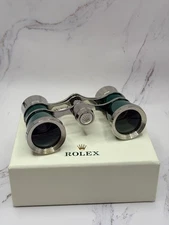 Rolex Green Lacquer Engraved Binoculars AD VIP Gift