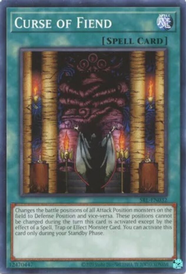 yugioh fiend spell cards Curse of Fiend - SRL-EN032 - Common - Unlimited 25th Anniversary Edition x1