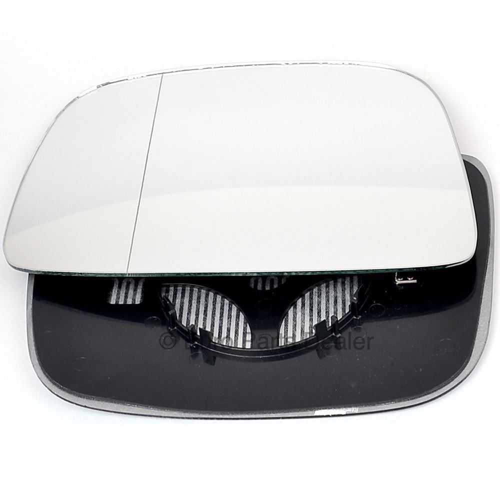 Left side mirror glass with clip for Volvo XC60 08-17 Heated Aspherical