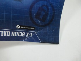 2014 LEGO 70727 Ninjago X-1 Ninja Charger #2 instruction manual only