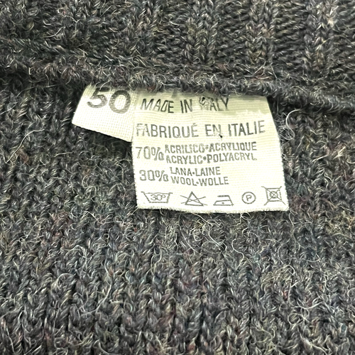 Vintage Rare Made in Italy Herren Strick Golf Pullover Pulli Gr. 50 - Bild 8 von 12