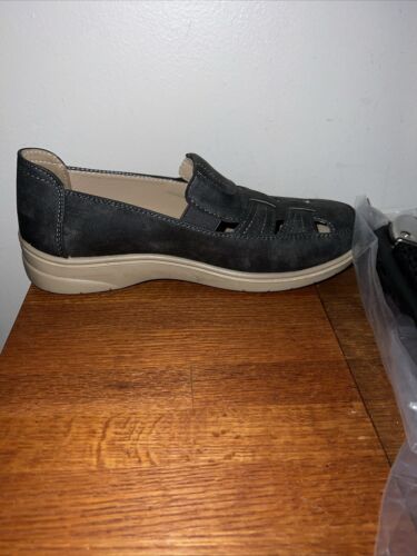 Tapfit Workout Damen große Tanz Fitness Slipper Steppschuhe schwarz für Größe 8 + - Bild 9 von 10