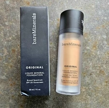 bareMinerals Original Liquid Foundation * Warm Deep 27 * READ!  NIB!