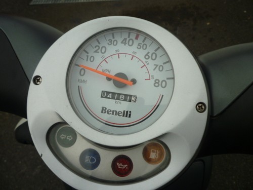 2012 Scooter Moped WHITE BINELLI 50cc Pepe LX m.o.t till 16th July 2018 - Picture 6 of 8