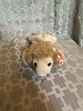beanie babies rare Roary 1996 Lion Beige 100 OBO