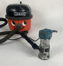 Dust Extraction Adaptor for Makita RT0700 Trimmer Router to Henry Hoover Vacuum