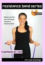 Barlates Body Blitz Resistance Band 4 Workout DVD Linda Wooldridge Stejskal New
