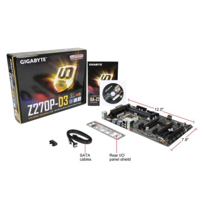 GIGABYTE GA-Z270P-D3 LGA 1151 Intel Z270 HDMI SATA 6Gb/s USB 3.1 ATX Motherboard