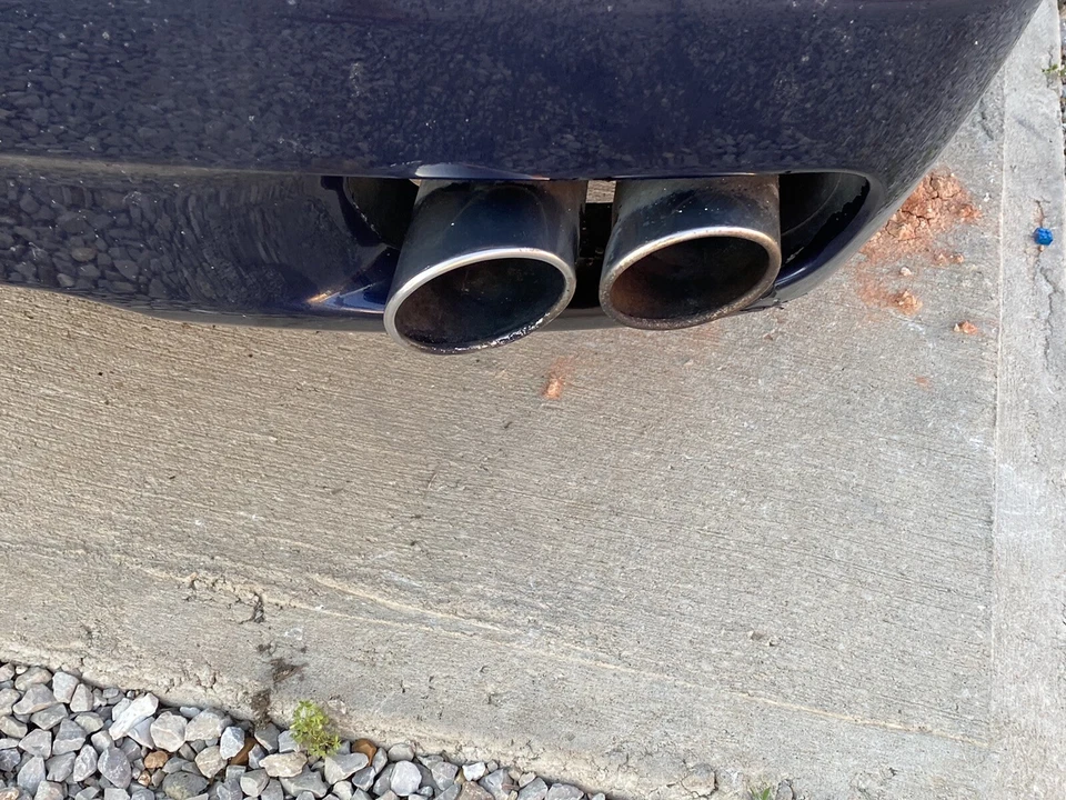 M139 MASERATI 03-12 QUATTROPORTE ВЫХЛОПНОЙ ЗАДНИЙ ГЛУШИТЕЛЬ наконечники комплект - Изображение 3 из 4