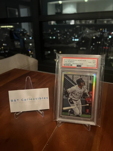 2019 Bowman Heritage Luis Robert Chrome Refractor 106/199 #50 PSA 8 NM-MT 🔥🔥
